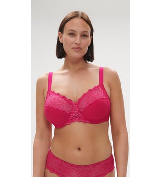 Soutien-gorge avec armature emboitant - Rose Teaberry - Simone Pérèle - Rose