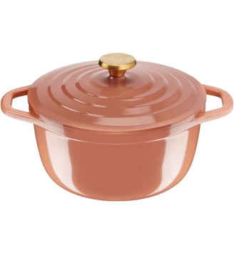 Cocotte AIR SOFT LIGHT 24 cm Terra cotta - Tefal - Rouge