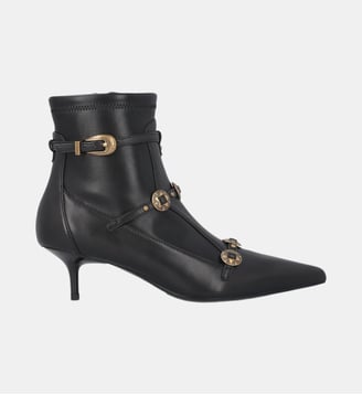 Bottes à brides et clous bijou - Pinko - Limousine noire