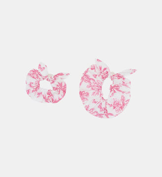 Chouchou -  coton imprimé inspiration toile de jouy - Tartine Et Chocolat - Rose
