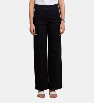 pantalon large - Agnès b. - Noir