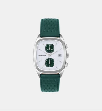 Montre ARSÈNE Blanc, Vert XK3411IW\22 - Louis Pion - Argenté