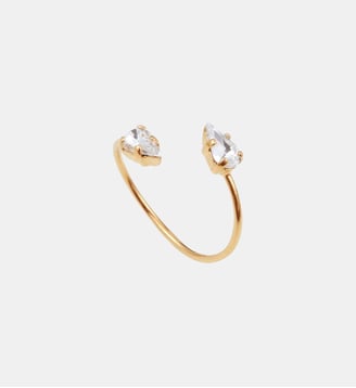 Bague croisée plaqué or - vendome Caroline Najman