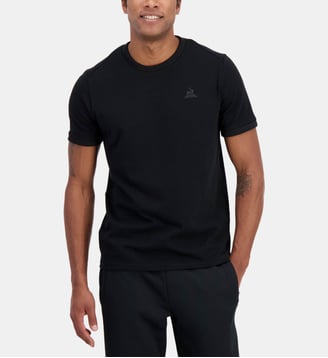 T-shirt Ton sur ton - Le Coq Sportif - Noir