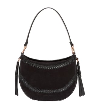 Petit Sac Daily en cuir velours - Vanessa Bruno - Noir