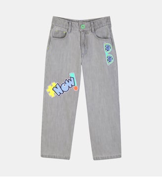 Pantalon denim - Billieblush - Bleu délavé