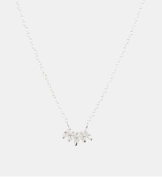 Collier pétales zirconium Argent Garanti - Balaboosté - Argenté