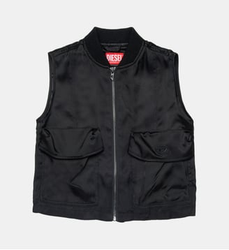 Gilet avec logo - Diesel Kids - Noir