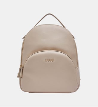 Sac à dos avec logo - Liu Jo - Blanc