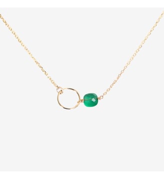 Collier doré amethyste - FIDJI Caroline Najman