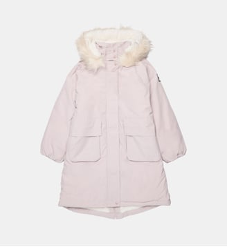Parka avec logo imprimé - Diesel Kids - Vieux rose