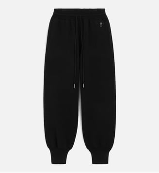 Jogging unisexe en laine - AMI Paris - Noir
