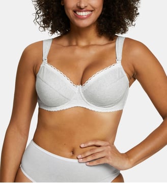 Soutien-gorge maternité New Calin - Sans Complexe - Gris chiné