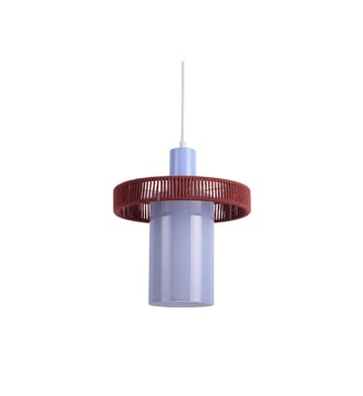 Suspension Firenze Long - Bleu doux - 25x25x28cm Leitmotiv