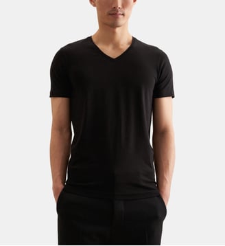 T-shirt 1/2 Slim - Seidensticker - Noir