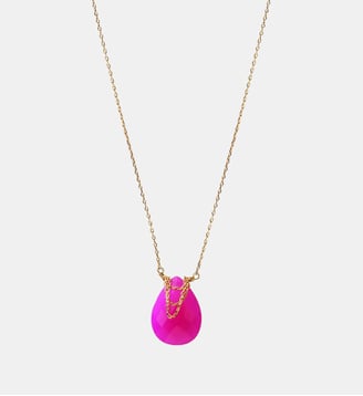 Collier solange calcedoine bleue - Caroline Najman - Rose