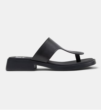 Sandales Dana Twins cuir - Camper - Noir