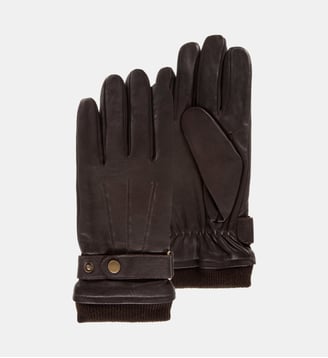 Gants cuir - Isotoner - Marron