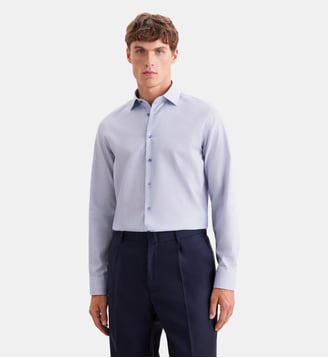 Chemise d'affaires 1/1 X-Slim Col Kent - Seidensticker - Bleu