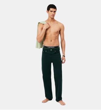 Lot de 3 boxers courts microfibre - Lacoste - Vert, blanc et noir