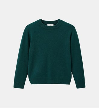 Pull en cachemire Garçon - Cyrillus - Vert