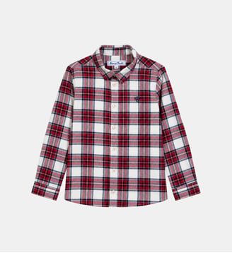 Chemise - Cerise coton carreaux - Tartine Et Chocolat - Rouge