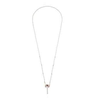 Collier sautoir chaîne avec pendentif lune VEYLA - Hipanema - Noir