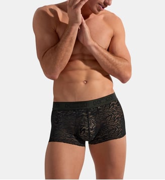 FREE CUT LACE TrunkNOIR6LARGE - Hom - Noir