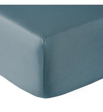 Drap Housse Vexin - Anne de Solène - Bleu gris
