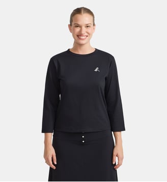 t-shirt en coton b. - Agnès b. - Noir