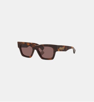 Lunettes de soleil Rectangulaire GG1835S - Gucci - Écaille