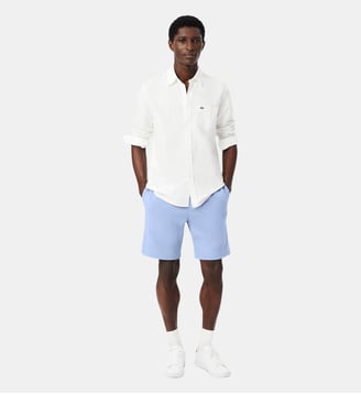 Short regular fit molleton - Lacoste - Bleu clair