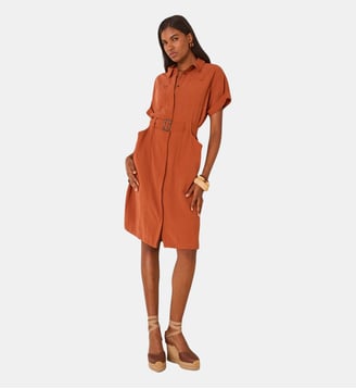 Robe Chemise Droite Rama - Maison 123 - Brique