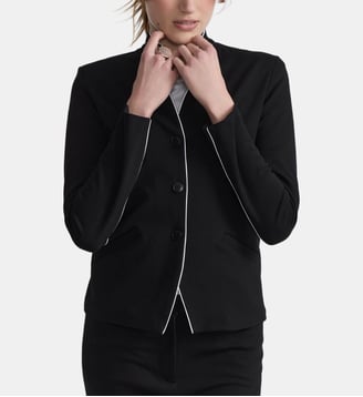 veste François en jersey de viscose noir - Agnès b. - Noir