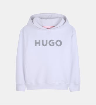 Sweat à capuche - Hugo Kids - Blanc