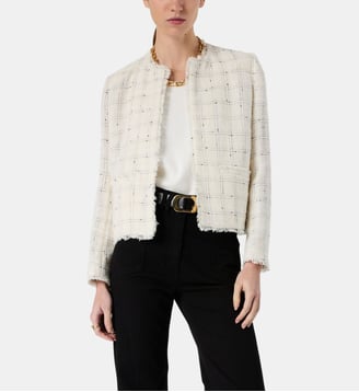 Veste en tweed - TAISSA - Gerard Darel - Écru