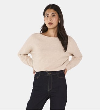 Pull En Laine Mélangée Alesio - Maison 123 - Naturel