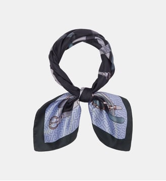 Foulard petit format avec imprimé - Liu Jo - Bleu clair