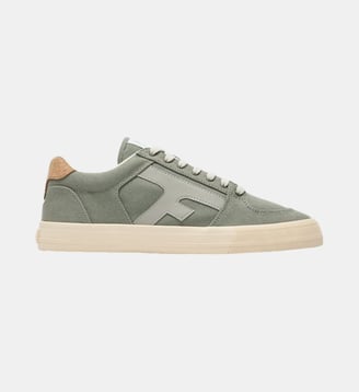 Tennis basses tissu WALNUT - Faguo - Kaki foncé