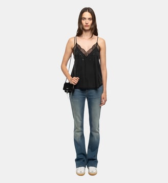 Caraco Christy 100% Soie - Zadig&Voltaire - Noir