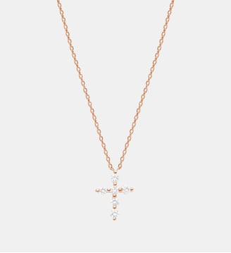 Collier Croix Magic Touch - Djula - Or rose