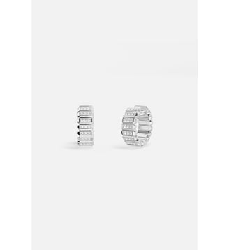 Boucles D'Oreilles Graphique - APM Monaco - Blanc