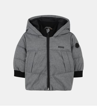 Veste à capuche - BOSS Kidswear - Gris chine