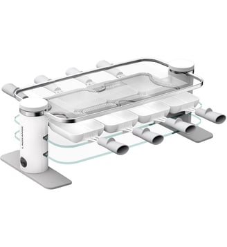 Raclette x8 transparence céramique V2 - Lagrange - Blanc