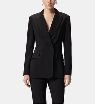Veste croisée cintrée - Pinko - Limousine noire