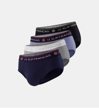 Lot de 4 slips en coton Le Slip Francais