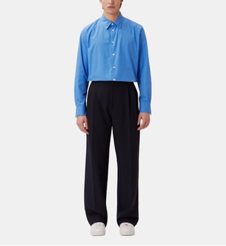 Chemise décontractée 1/1 Regular Col Kent - Studio Seidensticker - Bleu