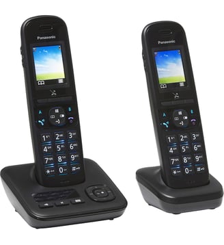 Téléphone sans fil KX-TGH722FRB - Panasonic - Noir