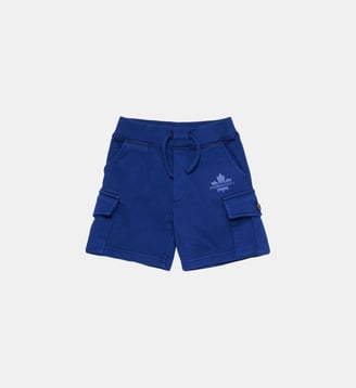 Short cargo avec Maple Leaf - Dsquared2 - Mazarine bleu