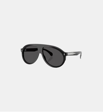 Lunettes de soleil Pilote Fhaite - Moncler - Noir brillant